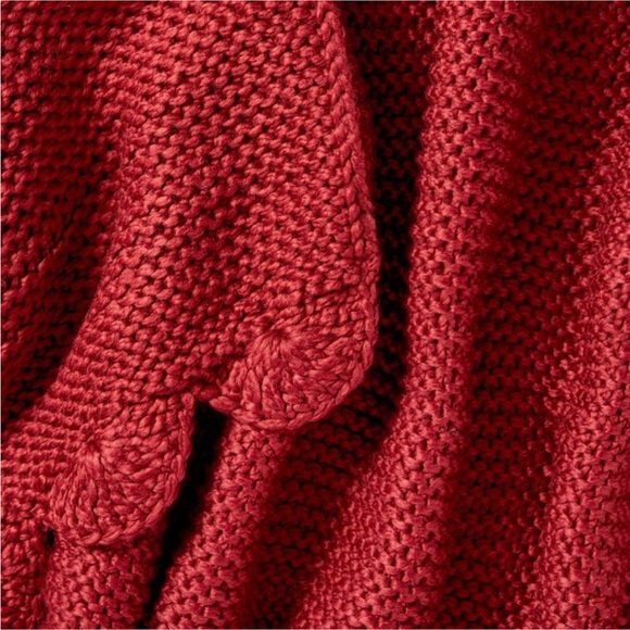 Knit Scalloped-Edge Throw Blanket Christmas 2024 - Threshold with Studio McGee - Picture 3 of 3
